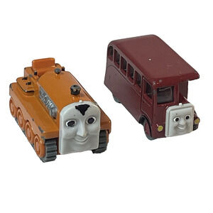 Thomas & Friends Die Cast Lot of 2 Bertie Bus Terence Tractor Learning Curve Vtg